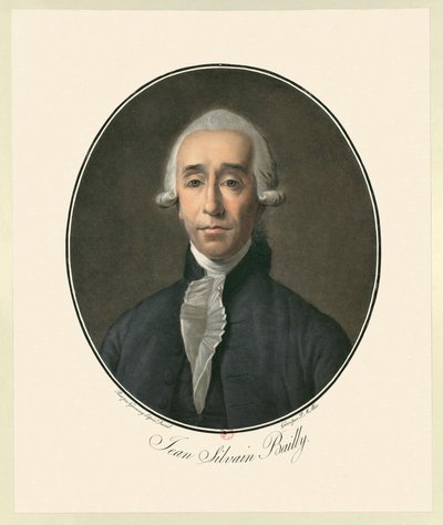 Jean Sylvain Bailly (1736-1793), französischer Astronom, Mathematiker, Freimaurer und politischer Führer der frühen Französischen Revolution von Pierre Michel Alix